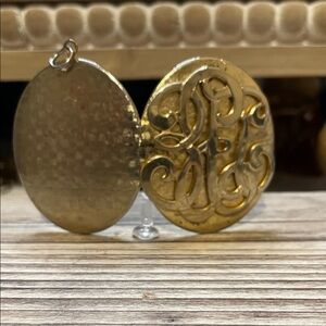 Gold Monogrammed Pendant